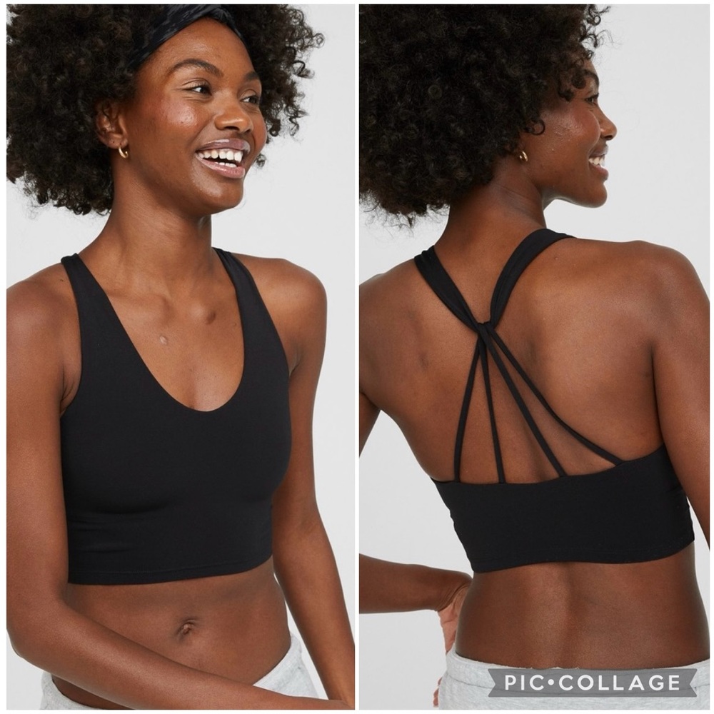 Aerie OFFLINE Strappy Back Longline Sports Bra